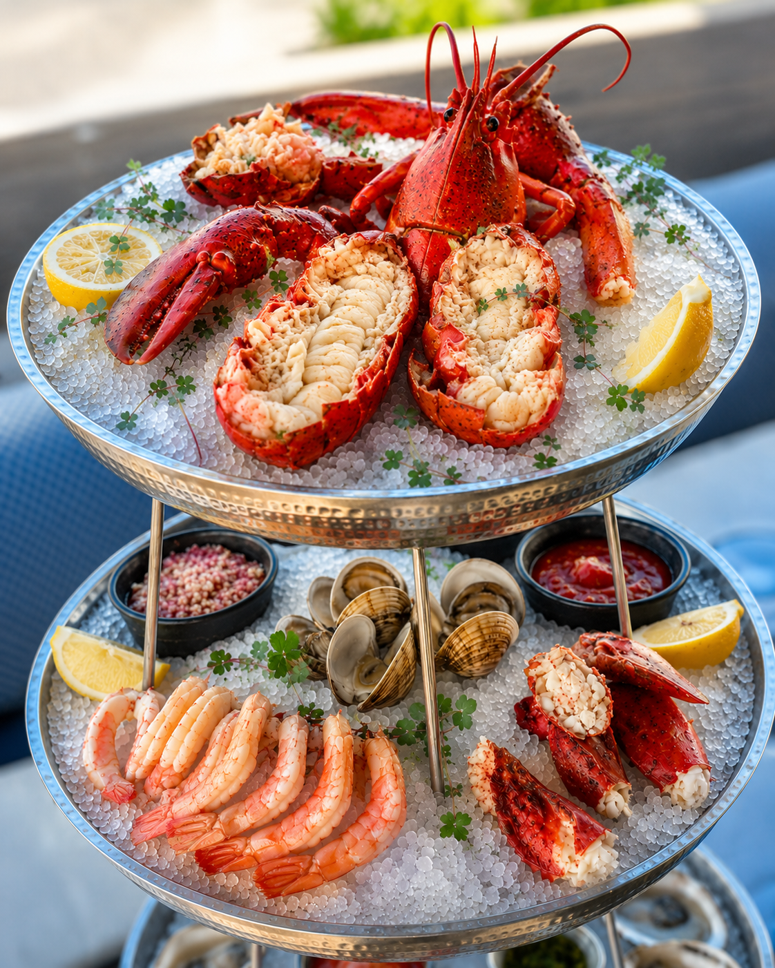 Azzurro Grand Seafood Tower Showcase